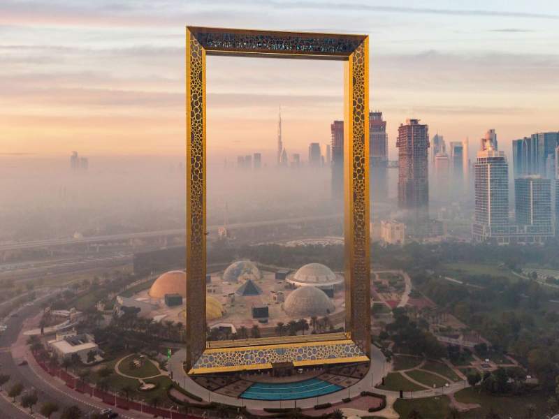 Khám phá công trình Dubai Frame khi du lịch Dubai