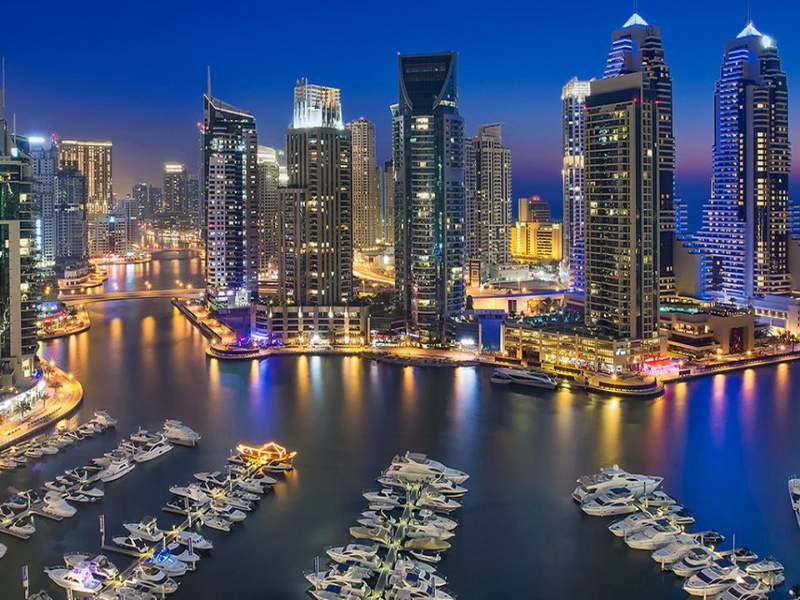 Dubai có vị trí ở khu vực Trung Đông của Ả Rập