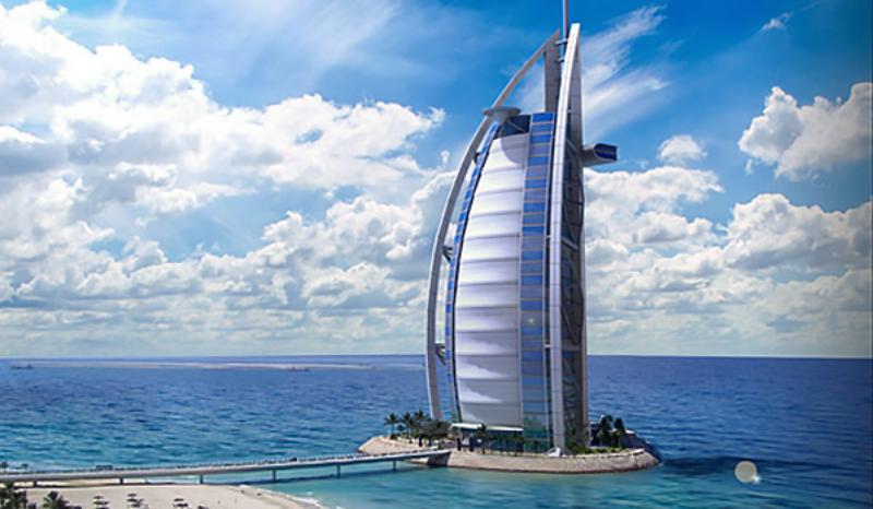 Khách sạn Burj Al Arab với thiết kế vô cùng độc đáo