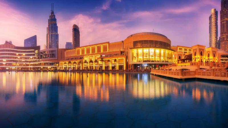 Trung tâm thương mại Dubai Mall được cho là lớn nhất thế giới